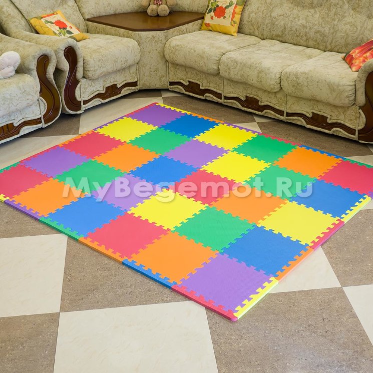 Набор мягких плиток коврик-пазл Funkids™ "Симпл-12"