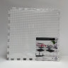 Мягкий пол EVA KIDS, коврики-пазлы 50х50x1.0 см, белый