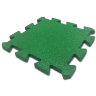Резиновая плитка на пазлах M-KORT PUZZLE, 500x500х20 мм, зеленая
