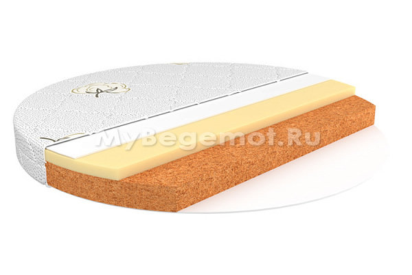 Детский круглый матрас Vikalex Асти 75х75 см