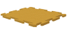 Резиновая плитка на пазлах RUBBLEX PUZZLE 1000х1000х15 мм, песочная