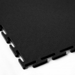Модульное напольное ПВХ покрытие SENSOR BIT 5 мм, RAL 9005, черный.
