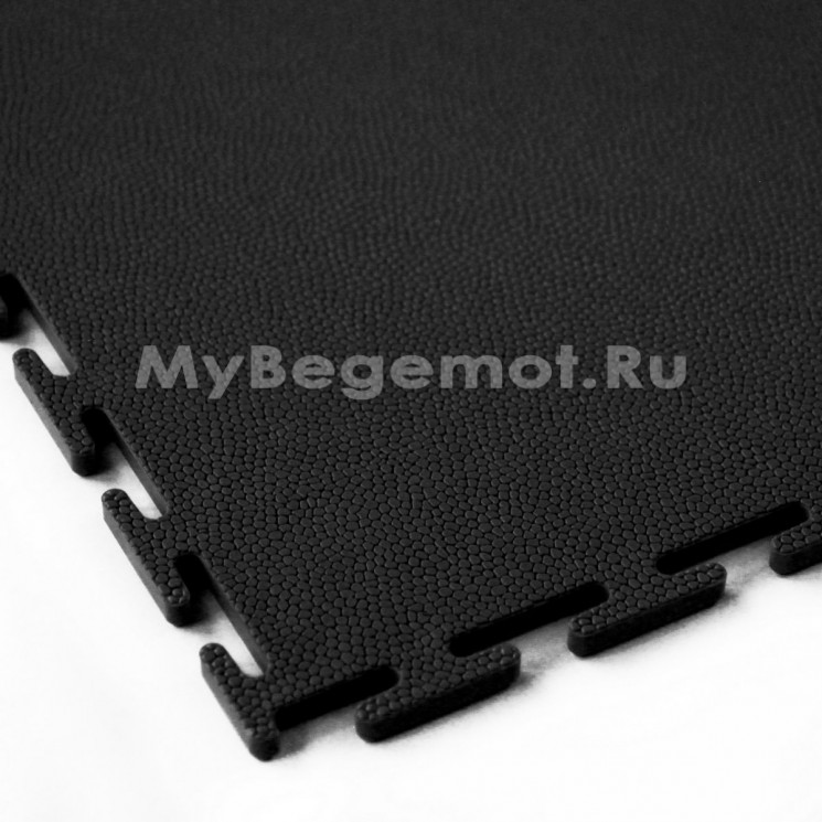Модульное напольное ПВХ покрытие SENSOR BIT 5 мм, RAL 9005, черный.