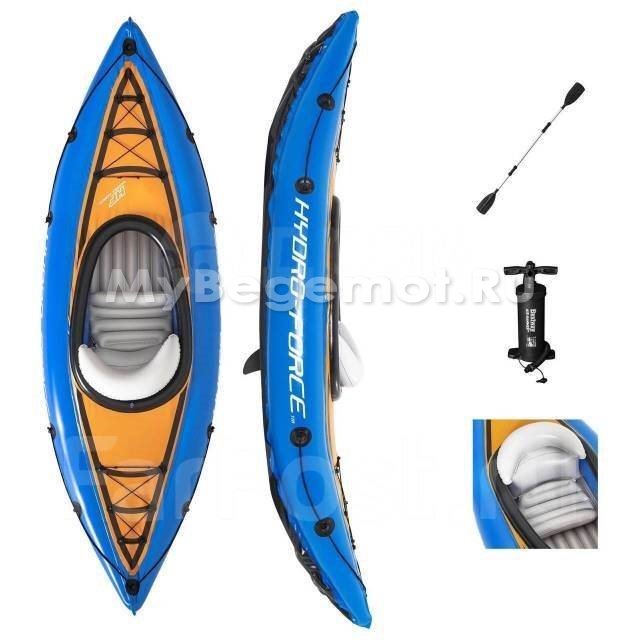 Надувная Байдарка (КАЯК) Hydro Force 65115 COVE Champion, 275 X 81 см