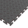 Модульное напольное ПВХ покрытие M-TILE HARD STEEL, RAL 7016, Темно-Серый.