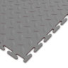 Модульное напольное ПВХ покрытие M-TILE HARD STEEL, RAL 7035, Светло-Серый.