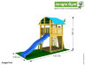 Детский игровой городок Jungle Gym Fort