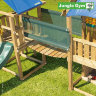 Детский игровой городок Jungle Gym Palace + Bridge Module