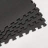 Набор мягких плиток (коврик-пазл) 60х60x0.9 см, черный