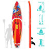 Надувная САП (SUP) доска FUNWATER KOI 350х84х15 (01A)