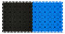 Модульное дренажное напольное ПВХ покрытие CANAL, RAL 4005, фиолетовый.