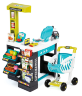 Игровой супермаркет с тележкой Smoby Supermarket Blue, свет, звук.
