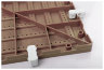 Пластиковая уличная модульная плитка ECOPLAST, терракот