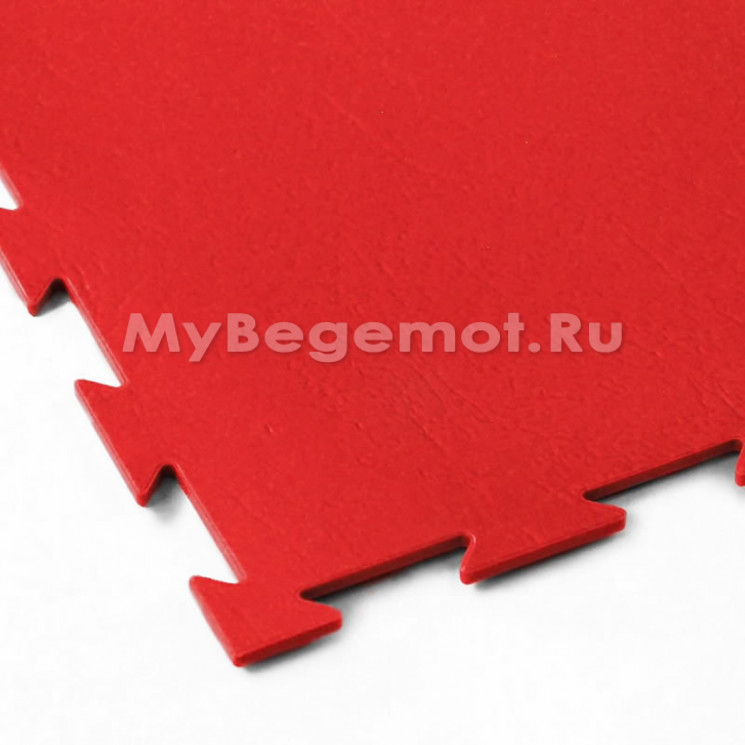 Модульное напольное ПВХ покрытие SENSOR STONE, RAL 3020, красный.